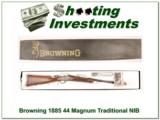 Browning 1885 Traditional Hunter Low Wall 44 Rem Mag NIB! - 1 of 4