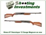 Ithaca model 87 12 Gauge Magnum Deerslayer Exc Cond! - 1 of 4