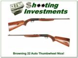 Browning 22 Auto Thumbwheel 50’s Belgium - 1 of 4
