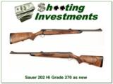 Sauer 202 Highland 270 Winchester as new! - 1 of 4