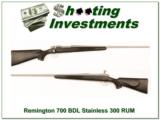 Remington 700 BDL Stainless 300 RUM Ultra Magnum as new- 1 of 4