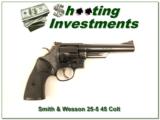 Smith & Wesson 25-5 45 Colt Blued 6 in- 1 of 4