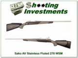 Sako SM 75 Stainless Fluted 270 WSM! - 1 of 4
