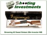 Browning A5 Sweet Sixteen unfired in box nice wood! - 1 of 4