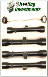 Weaver 4X K4 USA vintage steel scope with covers Exc Cond! - 1 of 1