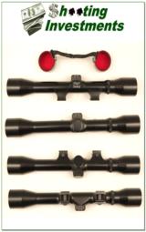 Weatherby XXII rimfire 4X scope Mint with covers - 1 of 1