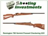Remington 700 Varmint Special rare 223 Rem Pressed Checking! - 1 of 4