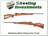 Weatherby Mark V Deluxe 300 Wth Mag near new! - 1 of 4