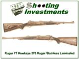 Ruger 77 Hawkeye 375 Ruger Stainless Laminated LH- 1 of 4