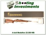 Browning A-bolt II Medallion 22-250 Win last ones!- 1 of 4