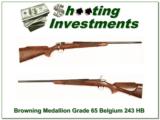 Browning Medallion Grade 65 Belgium 243 HB- 1 of 4