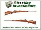 Weatherby Mark V Deluxe 300 Wthy Mag Exc Cond!- 1 of 4