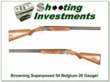 Browning Superposed 20 Gauge 54 Belgium! - 1 of 4