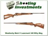 Weatherby Mark V Lazermark 340 Wthy Mag - 1 of 4