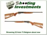 Browning 22 Auto 73 Belgium as new! - 1 of 4