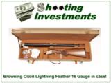 Browning Citori Feather Lightning 16 Gauge 28in in case!- 1 of 4