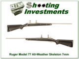 Ruger Mark II Stainless “Skeleton” 7mm Rem Mag Exc Cond - 1 of 4