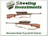 Winchester Model 70 1953 pre-64 257 Roberts Exc Cond! - 1 of 4