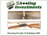 Browning A5 Light 12 66 Belgium NIB! - 1 of 4