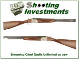 Browning Citori Quail Unlimited 1997 No. 1 of 100! - 1 of 4