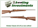 Kimber Classic 22LR unfired beautiful wood! - 1 of 4