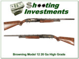 Browning Model 12 High Grade 20 Gauge XX Wood! - 1 of 4