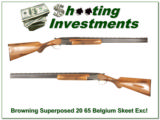 Browning Superposed 20 Gauge 65 Belgium 26in Skeet! - 1 of 4