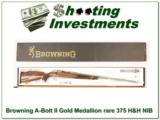 Browning A-bolt White Gold Medallion NIB Rare 375 H&H - 1 of 4