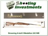 Browning A-bolt II Medallion 243 Win last of the new ones! - 1 of 4
