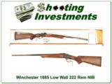 Winchester 1885 Low Wall in rare 222 Remington NIB! - 1 of 4