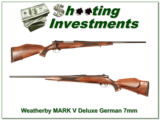 Weatherby Mark V Deluxe 7mm Wthy Mag German! - 1 of 4
