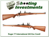 Ruger 77 International Red Pad 243 Exc Cond! - 1 of 4