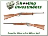 Ruger No. 3 rare 44 Magnum as new! - 1 of 4