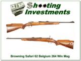 Browning Safari Grade 62 Belgium 264 Win Mag! - 1 of 4