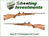 Sako A1 hard to find 17 Remington Exc Cond! - 1 of 4