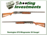 Remington 870 Wingmaster 20 Gauge Exc Cond! - 1 of 4