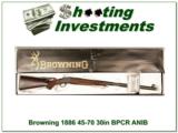 Browning 1885 45-70 BPCR 30in, case colored ANIB - 1 of 4