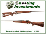 Browning A-bolt Hi-Grade Pronghorn 243 1 of 500! - 1 of 4