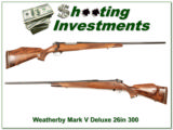 Weatherby Mark V Deluxe 300 Wthy Mag XX Wood 26in! - 1 of 4