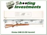 Kimber 84M Stainless Varmint 22-250 NIB - 1 of 4
