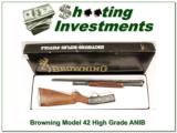 Browning Model 42 High Grade and Grade 1 NIB Set! - 1 of 8