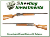Browning A5 Sweet Sixteen 66 Belgium Vent Rib! - 1 of 4