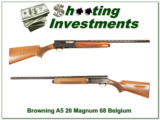 Browning A5 20 Magnum 68 Belgium Vent Rib! - 1 of 4