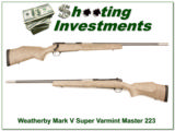 Weatherby Mark V Super Varmint Master 223 Like New! - 1 of 4