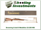 Browning A-bolt II Medallion 22-250 Rem last of the new ones! - 1 of 4