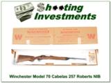 Winchester Model 70 Supergrade Cabela’s 257 Roberts NIB! - 1 of 4