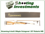 Browning A-bolt II Maple Octagonal rare 257 Roberts NIB! - 1 of 4