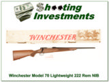 Winchester Model 70 Lightweight 222 Remington NIB! - 1 of 4