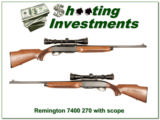 Remington 7400 with scope in 270 Winchester - 1 of 4