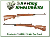 Remington 700 BDL 270 Exc Cond! - 1 of 4